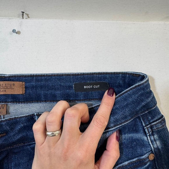 Judy Blue Tummy Control Bootcut Jeans Women's Plus Tall Long 16 16W Denim Casual - Picture 6 of 13